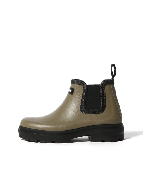 AIGLE(エーグル)の「AIGLE / チェルシーレイン ラバーブーツ(レインシューズ・レディース・ブラック/ベージュ・38/36/37)」の2枚目の写真