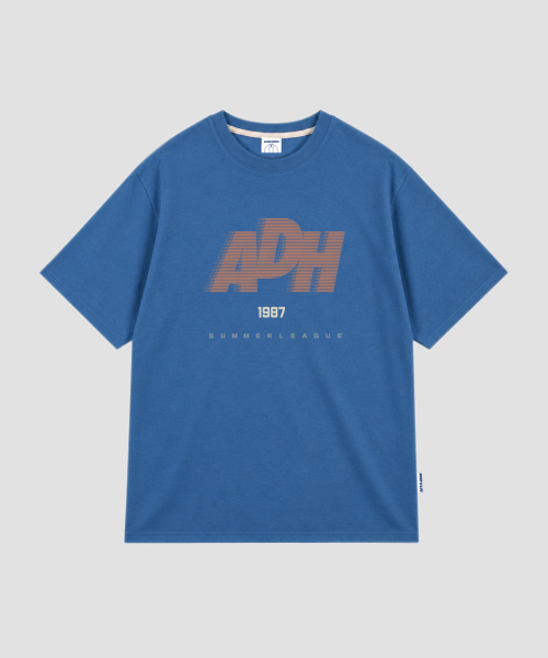 ALL DAY HOOPS(オールデイフープス)の「ADH サマリーグ オーバーサイズ 半袖Tシャツ ブルー(Tシャツ/カットソー・メンズ・その他・1/2/3/WOMENS)」の1枚目の写真