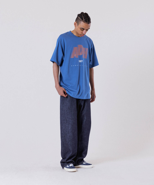 ALL DAY HOOPS(オールデイフープス)の「ADH サマリーグ オーバーサイズ 半袖Tシャツ ブルー(Tシャツ/カットソー・メンズ・その他・1/2/3/WOMENS)」の5枚目の写真