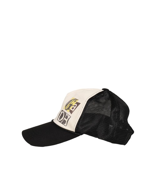 OPEN Yy（オープンワイワイ）の「YY PHONETIC TRUCKER CAP（キャップ・メンズ・ブラック/ブラウン・OS）」の9枚目の写真