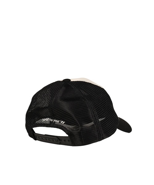 OPEN Yy（オープンワイワイ）の「YY PHONETIC TRUCKER CAP（キャップ・メンズ・ブラック/ブラウン・OS）」の7枚目の写真
