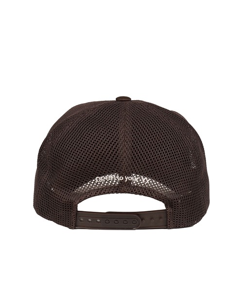 OPEN Yy（オープンワイワイ）の「YY PHONETIC TRUCKER CAP（キャップ・メンズ・ブラック/ブラウン・OS）」の6枚目の写真