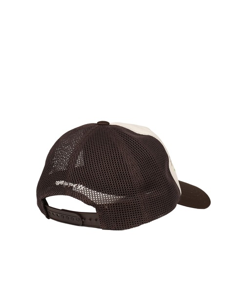 OPEN Yy（オープンワイワイ）の「YY PHONETIC TRUCKER CAP（キャップ・メンズ・ブラック/ブラウン・OS）」の4枚目の写真