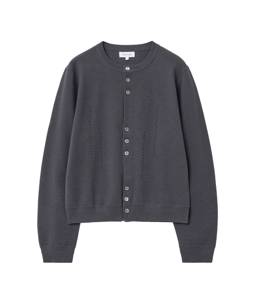 MISEKISEOUL MEN(ミセキソウルメンズ)の「Dual knit cardigan CHARCOAL(カーディガン/ボレロ・メンズ・その他・1/2)」の2枚目の写真