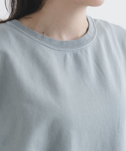 quadro（クオドロ）の「甘撚りスーパーインレイ ノースリーブ（Tシャツ/カットソー・レディース・オフホワイト/ライトグレー/ネイビー/グレー・FREE）」の17枚目の写真
