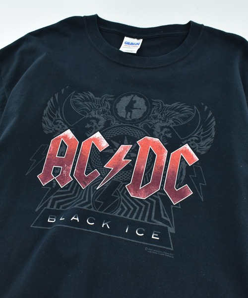 LABORATORY R（ラボラトリーアール）の「【USED】AC/DC “BLACK ICE” バンド Tシャツ（Tシャツ/カットソー・メンズ・ブラック・LARGE）」の2枚目の写真
