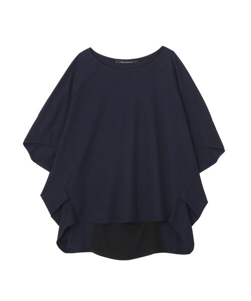 YECCA VECCA(イェッカヴェッカ)の「異素材切替バックデザインプルオーバー(Tシャツ/カットソー・レディース・ネイビー/オフホワイト/カーキ・FREE)」の13枚目の写真
