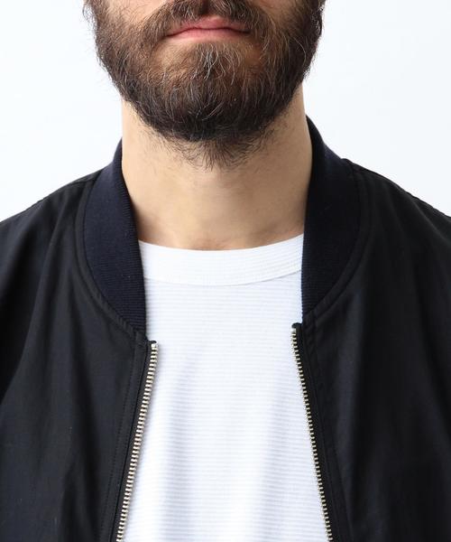 BEAUTY&YOUTH UNITED ARROWS（ビューティーアンドユースユナイテッドアローズ）の「BY ∴ コールドマーセ ギャバ MA-1◆（MA-1・メンズ・ネイビー/オリーブ/ナチュラル・LARGE/X-LARGE/MEDIUM/SMALL）」の6枚目の写真