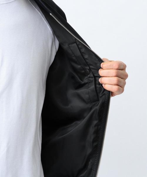 BEAUTY&YOUTH UNITED ARROWS（ビューティーアンドユースユナイテッドアローズ）の「BY ∴ コールドマーセ ギャバ MA-1◆（MA-1・メンズ・ネイビー/オリーブ/ナチュラル・LARGE/X-LARGE/MEDIUM/SMALL）」の9枚目の写真