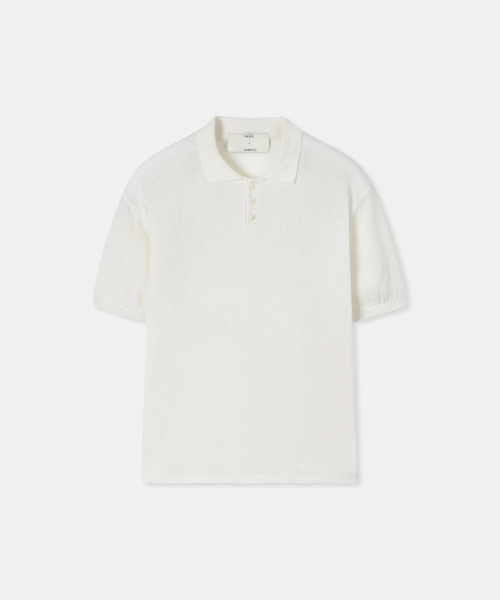 THEENDQUESTION(ジエンドクエスチョン)の「Cotton linen collar knit top / IVORY(ニット/セーター・レディース・その他・1/2)」の1枚目の写真