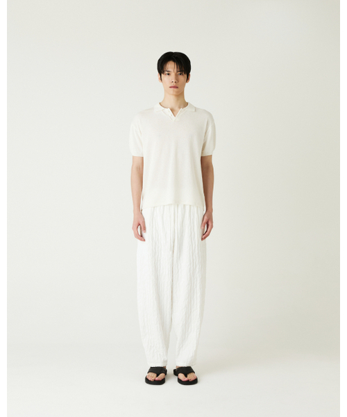 THEENDQUESTION(ジエンドクエスチョン)の「Cotton linen collar knit top / IVORY(ニット/セーター・レディース・その他・1/2)」の3枚目の写真