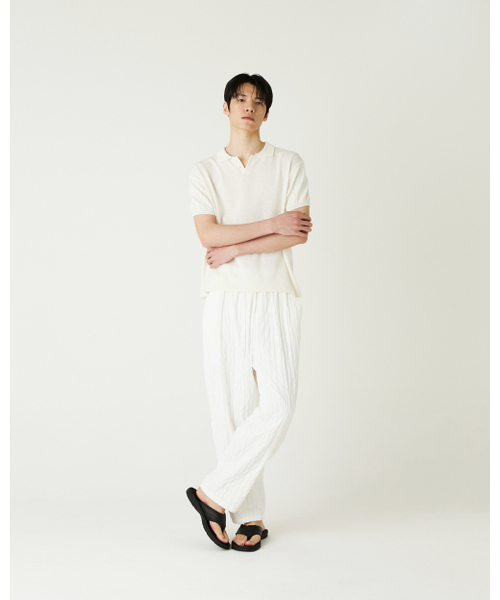 THEENDQUESTION(ジエンドクエスチョン)の「Cotton linen collar knit top / IVORY(ニット/セーター・レディース・その他・1/2)」の10枚目の写真