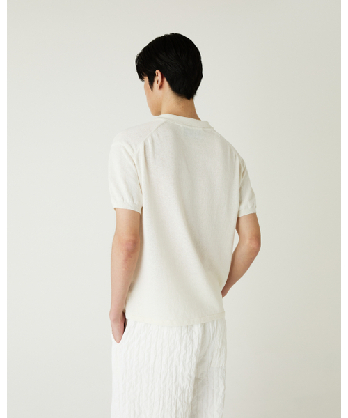 THEENDQUESTION(ジエンドクエスチョン)の「Cotton linen collar knit top / IVORY(ニット/セーター・レディース・その他・1/2)」の14枚目の写真