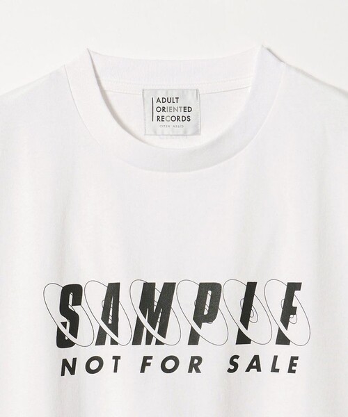 CITEN(シテン)の「【別注】<Adult Oriented Records×CITEN> プリントT(Tシャツ/カットソー・メンズ・ホワイト/ブラック・M/L)」の5枚目の写真