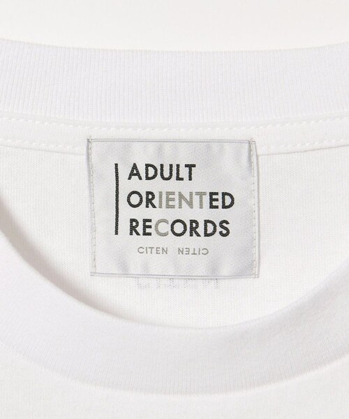 CITEN(シテン)の「【別注】<Adult Oriented Records×CITEN> プリントT(Tシャツ/カットソー・メンズ・ホワイト/ブラック・M/L)」の12枚目の写真