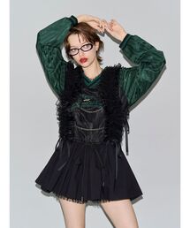 【LONSDALE×jouetie】Vネックチュニックワンピース
