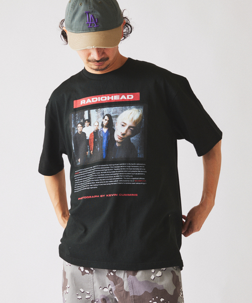 JOURNAL STANDARD relume（ジャーナルスタンダード　レリューム）の「《追加》【THE CULTURE CODE】レディオヘッド by Kevin Cummins フォトTシャツ（Tシャツ/カットソー・メンズ・ホワイト/ブラック/ブラック系その他/ホワイト系その他・MEDIUM/LARGE）」の15枚目の写真