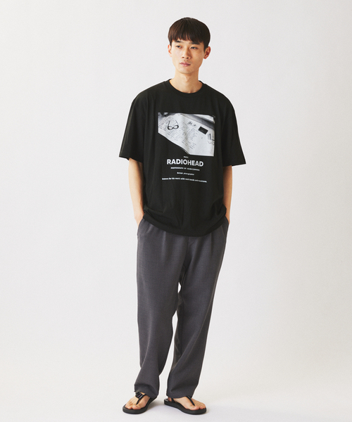 JOURNAL STANDARD relume（ジャーナルスタンダード　レリューム）の「《追加》【THE CULTURE CODE】レディオヘッド by Kevin Cummins フォトTシャツ（Tシャツ/カットソー・メンズ・ホワイト/ブラック/ブラック系その他/ホワイト系その他・MEDIUM/LARGE）」の5枚目の写真