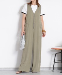 〈セットアップ対応〉LINENミックス サロペット
