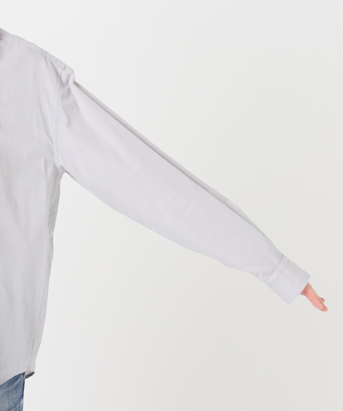 Spick & Span（スピックアンドスパン）の「《一部店舗+WEB限定》Frilled Wing Collar Shirt（シャツ/ブラウス・レディース・チャコールグレー・FREE）」の6枚目の写真