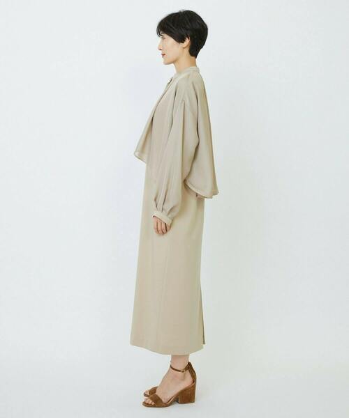 feerique(フィーリック)の「feerique メッシュ×ジャージドッキングワンピース(ワンピース・レディース・ベージュ・2/3)」の19枚目の写真
