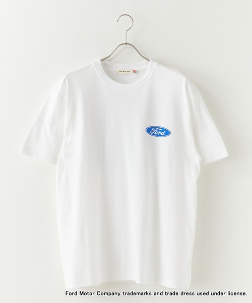 GOOD ROCK SPEED（グッドロックスピード）の「GOOD ROCK SPEED/グッドロックスピード Mustang グラフィック 半袖Tシャツ メンズ 秋 秋服 2026年秋冬（Tシャツ/カットソー・メンズ・ホワイト/チャコールグレー・S/M/L/XL）」の3枚目の写真