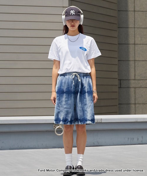 GOOD ROCK SPEED（グッドロックスピード）の「GOOD ROCK SPEED/グッドロックスピード Mustang グラフィック 半袖Tシャツ メンズ 秋 秋服 2026年秋冬（Tシャツ/カットソー・メンズ・ホワイト/チャコールグレー・S/M/L/XL）」の9枚目の写真