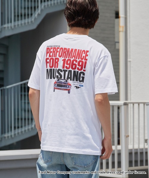 GOOD ROCK SPEED（グッドロックスピード）の「GOOD ROCK SPEED/グッドロックスピード Mustang グラフィック 半袖Tシャツ メンズ 秋 秋服 2026年秋冬（Tシャツ/カットソー・メンズ・ホワイト/チャコールグレー・S/M/L/XL）」の16枚目の写真