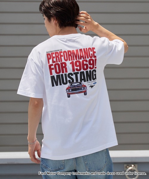 GOOD ROCK SPEED（グッドロックスピード）の「GOOD ROCK SPEED/グッドロックスピード Mustang グラフィック 半袖Tシャツ メンズ 秋 秋服 2026年秋冬（Tシャツ/カットソー・メンズ・ホワイト/チャコールグレー・S/M/L/XL）」の17枚目の写真