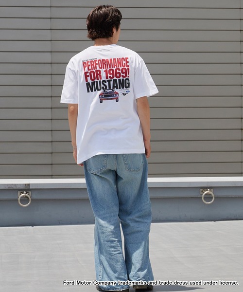 GOOD ROCK SPEED（グッドロックスピード）の「GOOD ROCK SPEED/グッドロックスピード Mustang グラフィック 半袖Tシャツ メンズ 秋 秋服 2026年秋冬（Tシャツ/カットソー・メンズ・ホワイト/チャコールグレー・S/M/L/XL）」の21枚目の写真