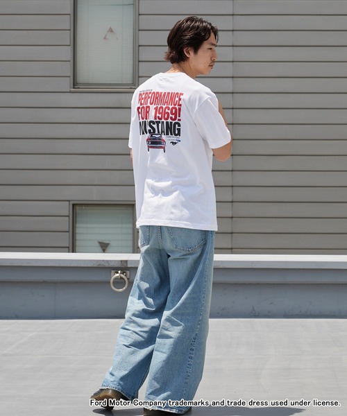 GOOD ROCK SPEED（グッドロックスピード）の「GOOD ROCK SPEED/グッドロックスピード Mustang グラフィック 半袖Tシャツ メンズ 秋 秋服 2026年秋冬（Tシャツ/カットソー・メンズ・ホワイト/チャコールグレー・S/M/L/XL）」の22枚目の写真