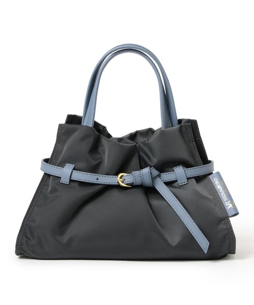 Demi-Luxe BEAMS（デミルクス ビームス）の「VIOLAd’ORO / BIANCA クロア ナイロン トートバッグ S（トートバッグ・レディース・ブラック系その他4/ブラック/チャコールグレー/カーキ/ブラウン系その他4・ONE SIZE）」の3枚目の写真