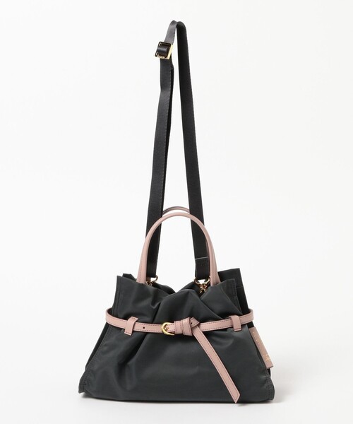 Demi-Luxe BEAMS（デミルクス ビームス）の「VIOLAd’ORO / BIANCA クロア ナイロン トートバッグ S（トートバッグ・レディース・ブラック系その他4/ブラック/チャコールグレー/カーキ/ブラウン系その他4・ONE SIZE）」の8枚目の写真
