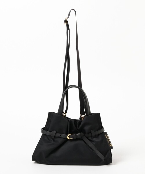 Demi-Luxe BEAMS（デミルクス ビームス）の「VIOLAd’ORO / BIANCA クロア ナイロン トートバッグ S（トートバッグ・レディース・ブラック系その他4/ブラック/チャコールグレー/カーキ/ブラウン系その他4・ONE SIZE）」の14枚目の写真