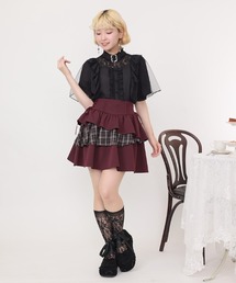 axes femme POETIQUE | イレヘムティアードミニスカート(スカート)