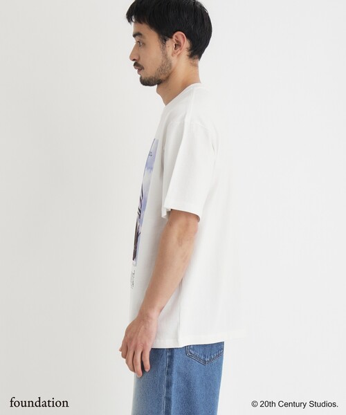 Right-on（ライトオン）の「【Right-on別注】ムービープリントTシャツ（Tシャツ/カットソー・レディース・ホワイト系1/チャコール/チャコールグレー/ライトグレー/ホワイト/ライトブルー・06/05/04）」の8枚目の写真