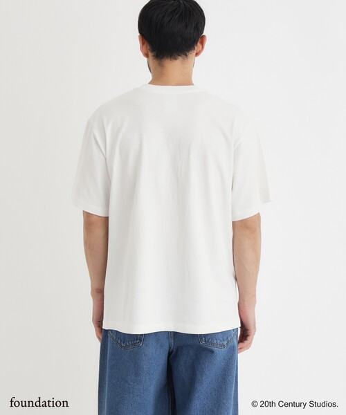 Right-on（ライトオン）の「【Right-on別注】ムービープリントTシャツ（Tシャツ/カットソー・レディース・ホワイト系1/チャコール/チャコールグレー/ライトグレー/ホワイト/ライトブルー・06/05/04）」の9枚目の写真