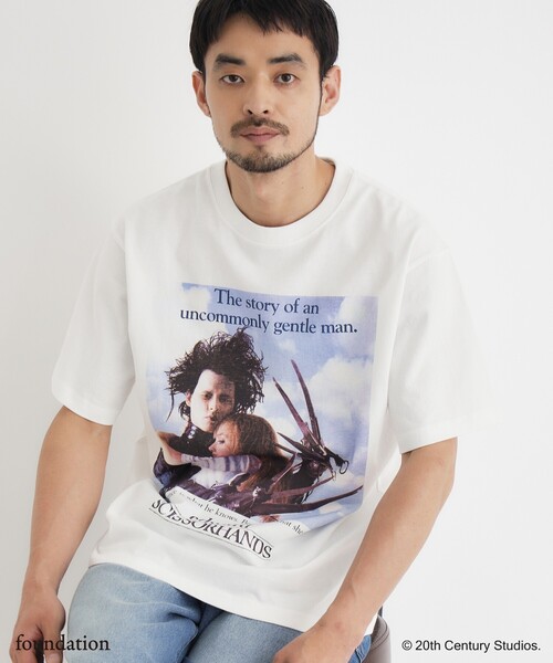 Right-on（ライトオン）の「【Right-on別注】ムービープリントTシャツ（Tシャツ/カットソー・レディース・ホワイト系1/チャコール/チャコールグレー/ライトグレー/ホワイト/ライトブルー・06/05/04）」の10枚目の写真