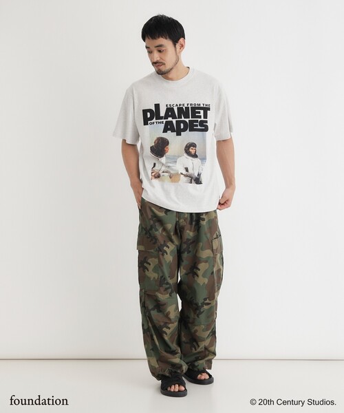 Right-on（ライトオン）の「【Right-on別注】ムービープリントTシャツ（Tシャツ/カットソー・レディース・ホワイト系1/チャコール/チャコールグレー/ライトグレー/ホワイト/ライトブルー・06/05/04）」の18枚目の写真