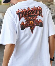 THRASHER /スラッシャー 3DファブリックロゴTシャツ
