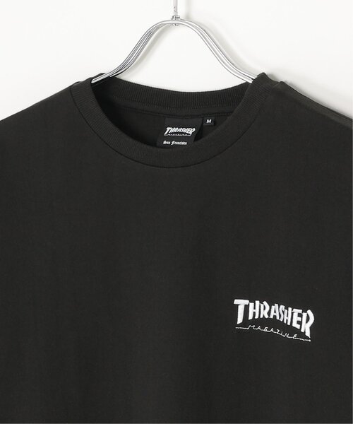 VENCEEXCHANGE(ヴァンスエクスチェンジ)の「THRASHER /スラッシャー 3DファブリックロゴTシャツ(Tシャツ/カットソー・メンズ・ブラック/ホワイト・LL/L/M)」の12枚目の写真