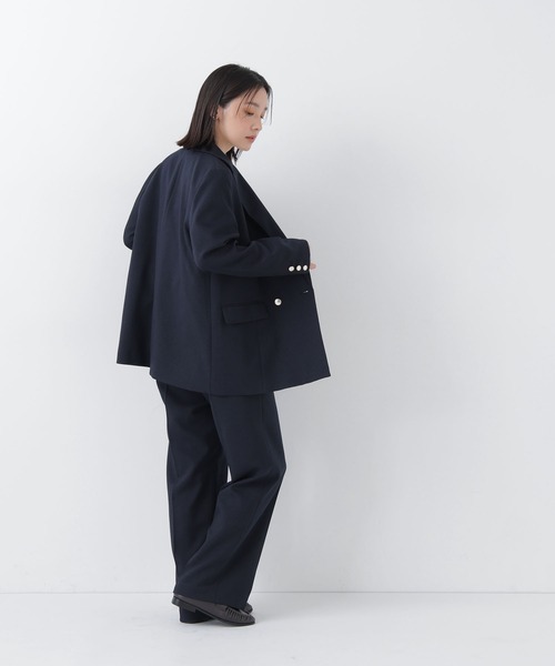 NATURAL BEAUTY BASIC(ナチュラルビューティーベーシック)の「ダブルブレスト SETUP ジャケット(テーラードジャケット・レディース・ブラウン/ネイビー/ブラック系その他2/キャメル・SMALL/MEDIUM)」の12枚目の写真
