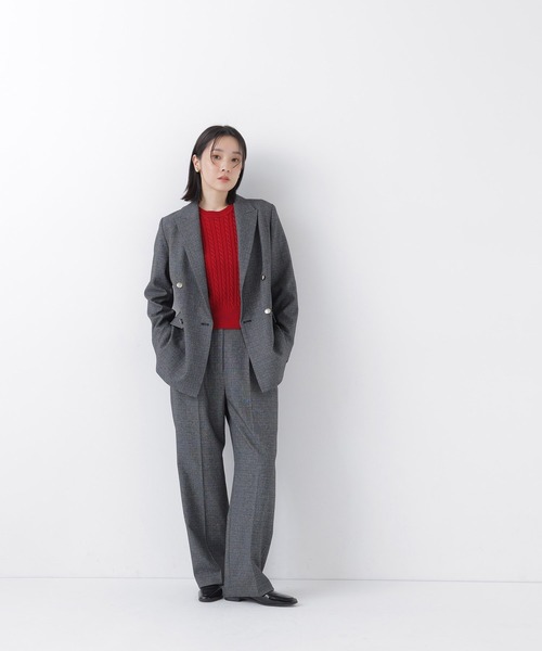 NATURAL BEAUTY BASIC(ナチュラルビューティーベーシック)の「ダブルブレスト SETUP ジャケット(テーラードジャケット・レディース・ブラウン/ネイビー/ブラック系その他2/キャメル・SMALL/MEDIUM)」の15枚目の写真