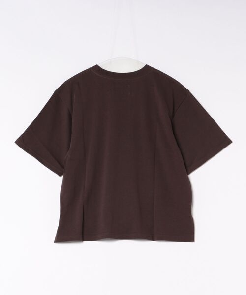 LOGEMENT DE CLAIRE(ロジュモンドクレール)の「《追加》【LOURMARIN】ロゴプリントTシャツ(Tシャツ/カットソー・レディース・ライトグレー/ブラウン・FREE)」の3枚目の写真