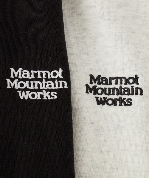 MARMOT（マーモット）の「【WEB先行予約】[Marmot/マーモット] 別注 ワンポイントロゴ刺繍 ジップパーカー（パーカー・レディース・ブラック/アッシュグレー・S/M/L/XL）」の3枚目の写真