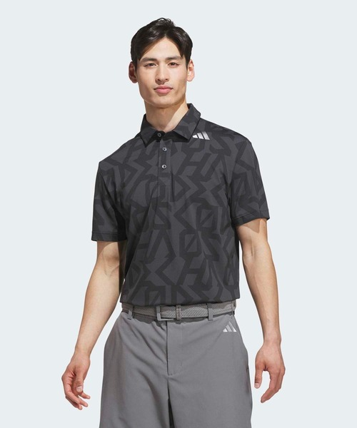 adidas(アディダス)の「メンズ コッドモック長袖ポロシャツ【adidas Golf/アディダスゴルフ】(ポロシャツ・メンズ・グレー・SMALL/MEDIUM/LARGE/X-LARGE/XX-LARGE/3XL)」の1枚目の写真