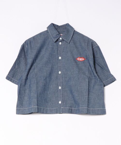 KENZO(ケンゾー)の「KENZO LOVES SS SHIRT(シャツ/ブラウス・レディース・ブルー系その他7・X-SMALL/SMALL)」の1枚目の写真