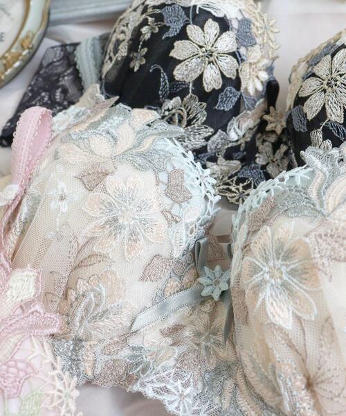 Risa Magli(リサマリ)の「アデラ ブラジャー (D-F) <D Make Type>(ブラジャー・レディース・ブラック/グリーン系/ベビーピンク・E70/E75/F80/E65/D80/D75/D70/D65/F75/F70/F65/E80)」の16枚目の写真