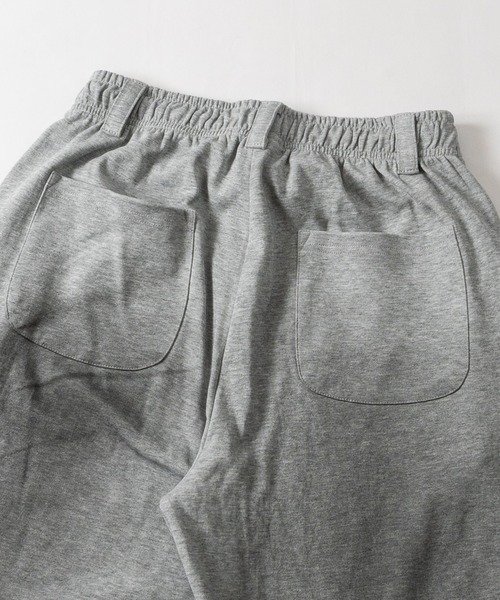 JOHN'S CLOSET(ジョンズクローゼット)の「【31】スプレー加工 カーブシルエットポンチスウェットパンツ ドローコード付き(スウェットパンツ・メンズ・ブラック/杢グレー・MEDIUM/LARGE)」の9枚目の写真