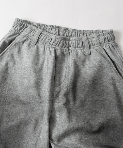 JOHN'S CLOSET(ジョンズクローゼット)の「【31】スプレー加工 カーブシルエットポンチスウェットパンツ ドローコード付き(スウェットパンツ・メンズ・ブラック/杢グレー・MEDIUM/LARGE)」の3枚目の写真